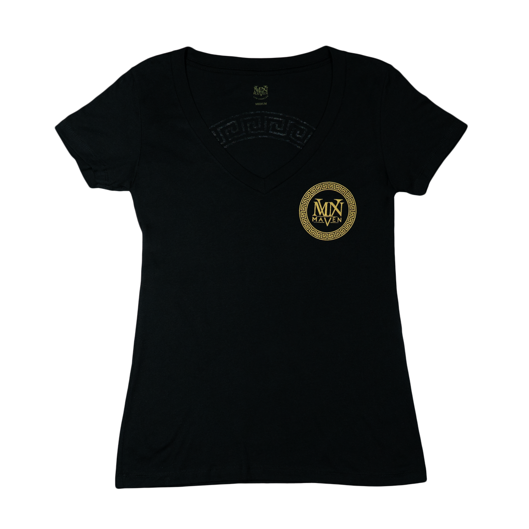 MAVEN Black T-Shirt Women's